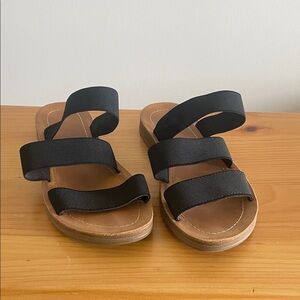 Black Strappy Sandals